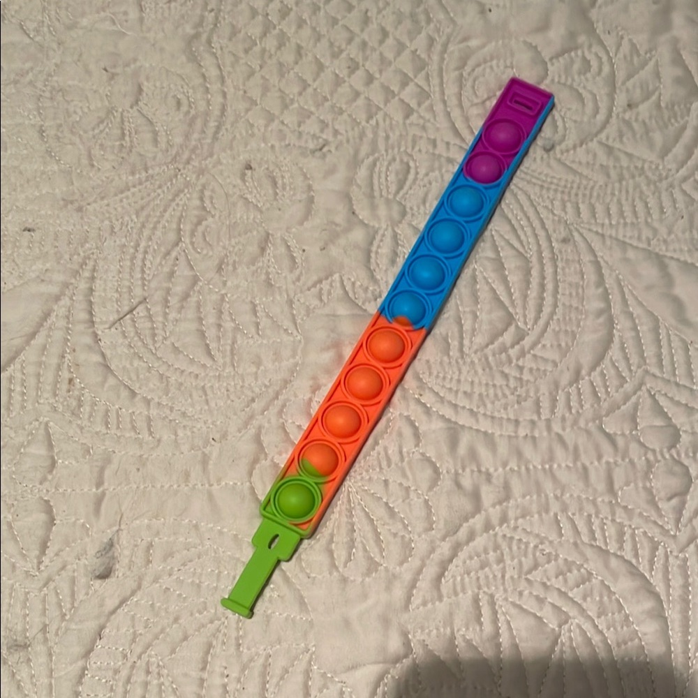 Colorful Pop It Bracelet for Kids